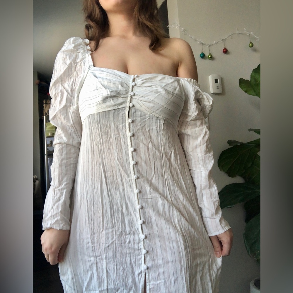 Free people white long dress *SOLD*